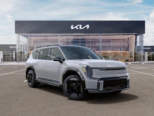 Wolf Gray/Ebony Black Roof 2026 Kia EV9 GT-Line