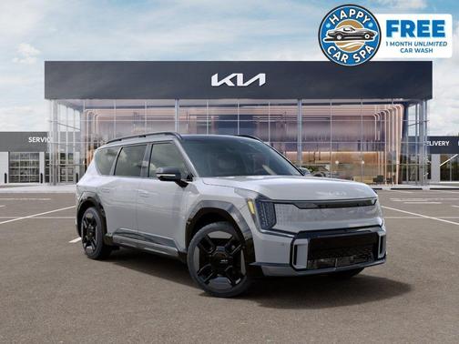 Wolf Gray/Ebony Black Roof 2026 Kia EV9 GT-Line