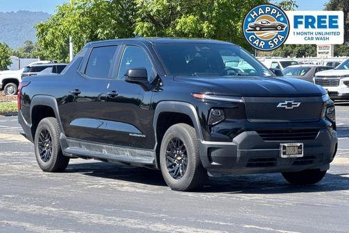 Black 2024 Chevrolet Silverado EV Work Truck