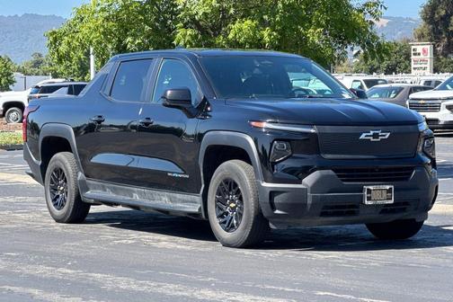 Black 2024 Chevrolet Silverado EV Work Truck