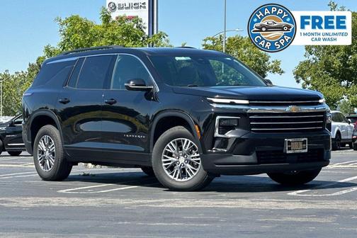 Mosaic Black Metallic 2025 Chevrolet Traverse LT