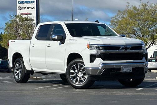 Summit White 2026 Chevrolet Silverado 1500 LT