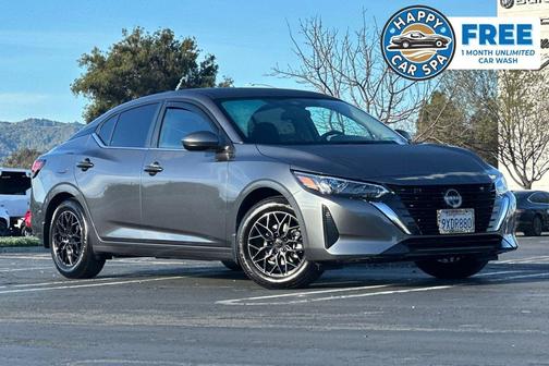 Gun Metallic 2025 Nissan Sentra S Sedan
