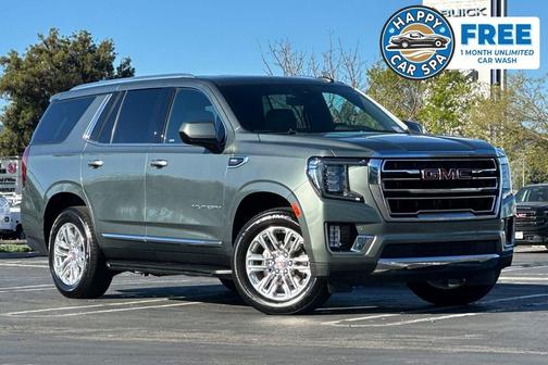 Frosted Pine Metallic 2024 GMC Yukon SLT SUV