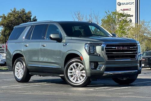 Frosted Pine Metallic 2024 GMC Yukon SLT