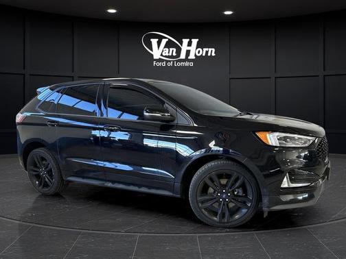 Agate Black Metallic 2019 Ford Edge ST