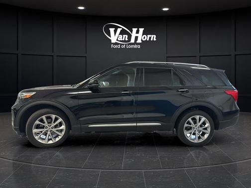Agate Black Metallic 2023 Ford Explorer Platinum