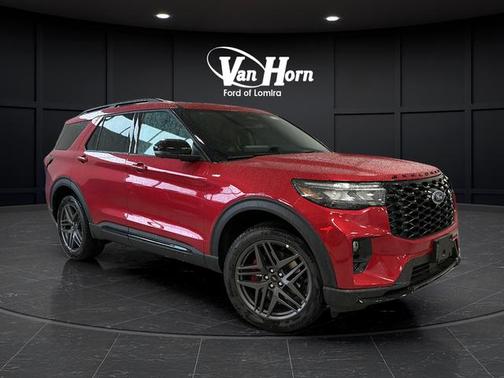 Red Metallic 2026 Ford Explorer ST-Line