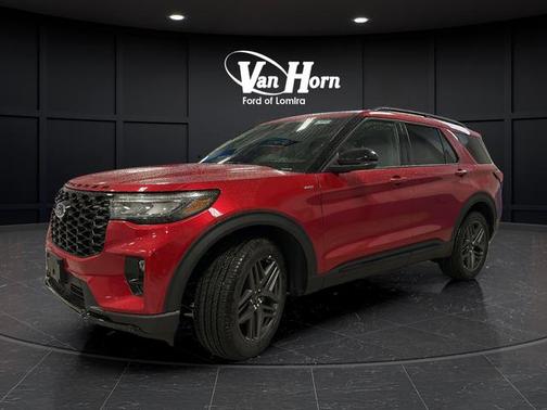 Red Metallic 2026 Ford Explorer ST-Line