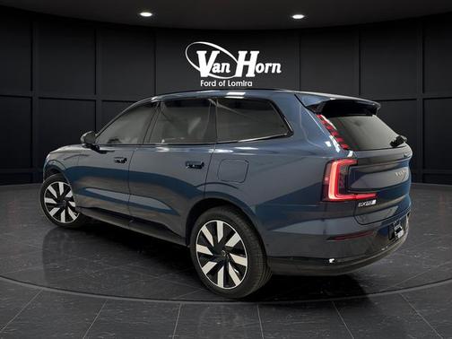 Denim Blue Metallic 2025 Volvo EX90 Ultra, Twin Motor Performance, Fully electric, 7 Seats