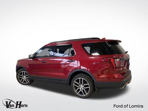 Ruby Red Metallic 2017 Ford Explorer sport