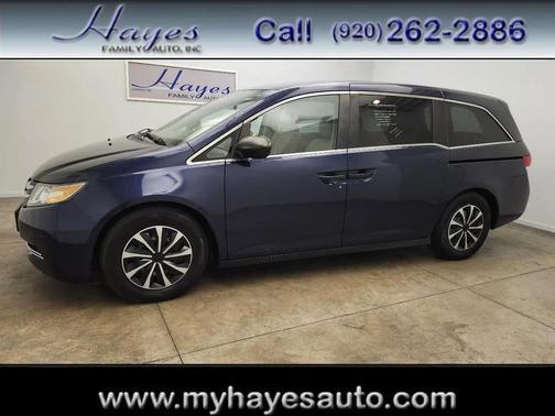 Blue 2014 Honda Odyssey LX