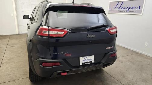 Blue 2016 Jeep Cherokee Trailhawk
