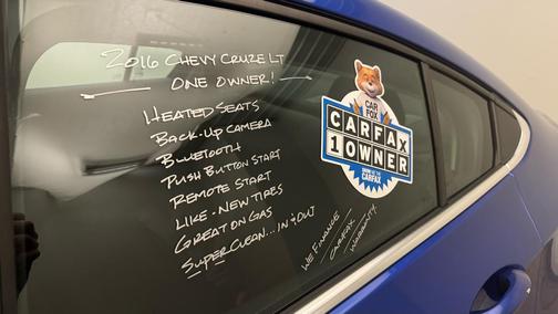 2016 Chevrolet Cruze LT Auto