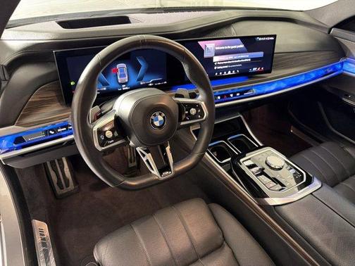 Gray Metallic 2023 BMW 740 i