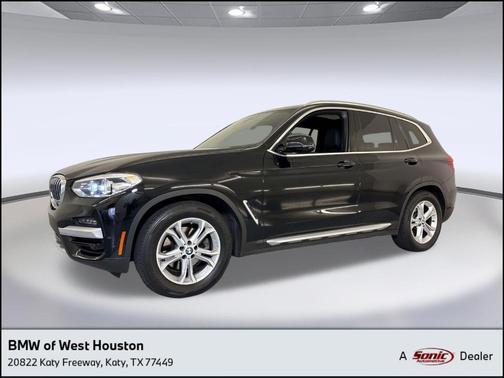 Jet Black 2021 BMW X3 sDrive30i