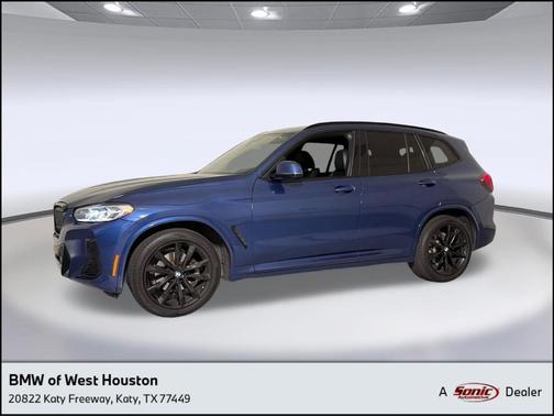 Phytonic Blue Metallic 2024 BMW X3 sDrive30i