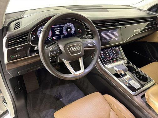 Carrara White 2020 Audi Q8 55 Prestige
