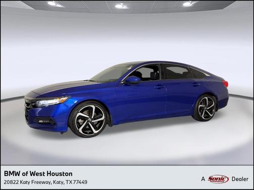 Blue 2019 Honda Accord Sport