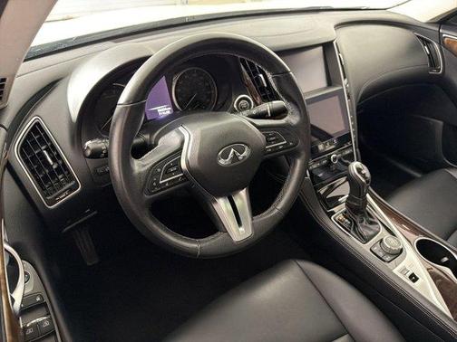 Pure White 2019 INFINITI Q50 3.0t LUXE