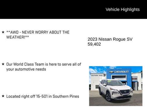 2023 Nissan Rogue SV