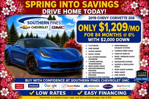 Watkins Glen Gray Metallic 2019 Chevrolet Corvette Z06