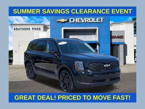Ebony Black 2022 Kia Telluride EX