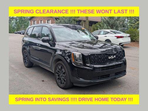 Ebony Black 2022 Kia Telluride EX