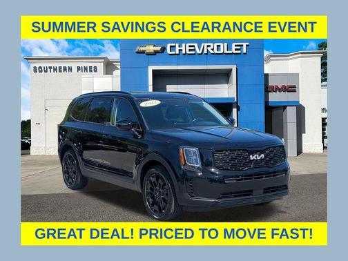 Ebony Black 2022 Kia Telluride EX