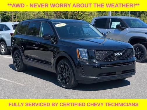 Ebony Black 2022 Kia Telluride EX