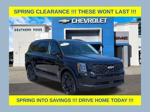 Ebony Black 2022 Kia Telluride EX