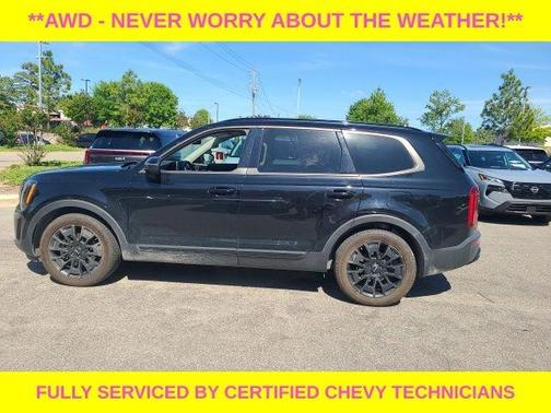 Ebony Black 2022 Kia Telluride EX