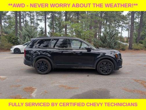 Ebony Black 2022 Kia Telluride EX