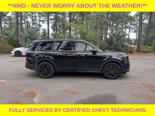 Ebony Black 2022 Kia Telluride EX