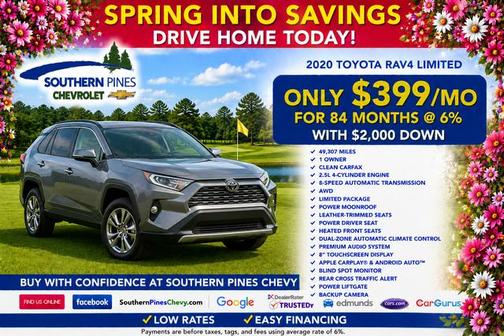 Magnetic Gray Metallic 2020 Toyota RAV4 Limited