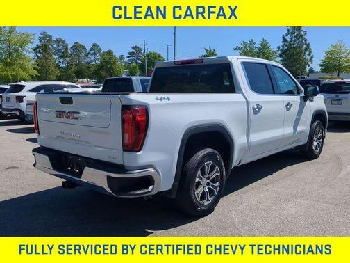 Summit White 2025 GMC Sierra 1500 SLT