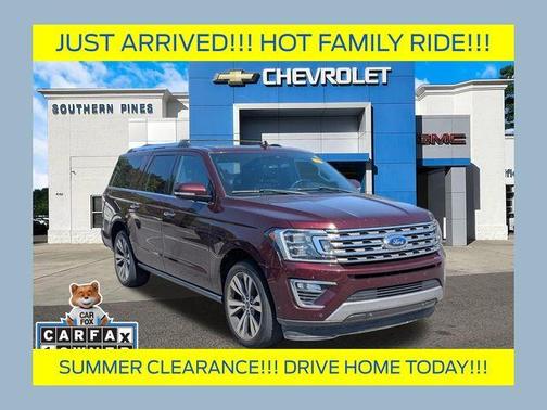 Burgundy 2021 Ford Expedition Max Limited
