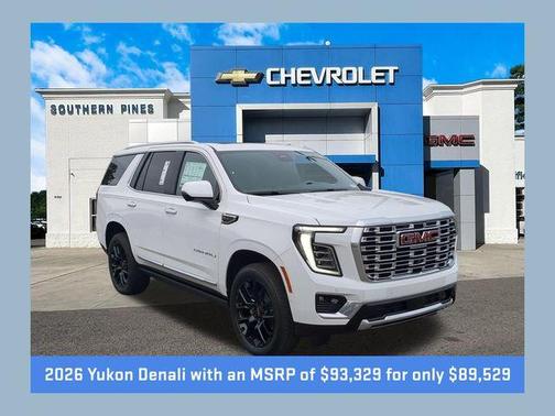 Summit White 2026 GMC Yukon Denali