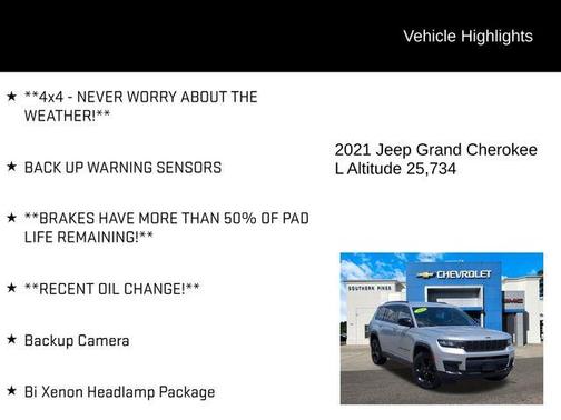 2021 Jeep Grand Cherokee L Laredo