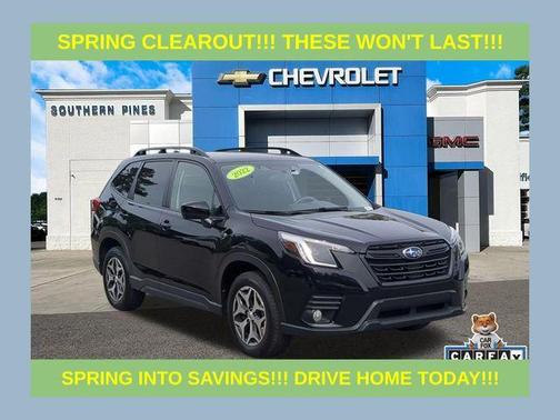 Crystal Black Silica 2022 Subaru Forester Premium