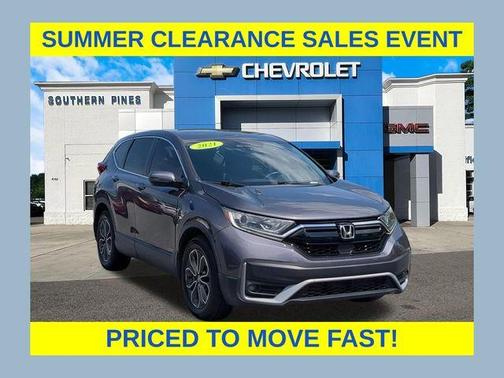 Gray 2021 Honda CR-V EX-L