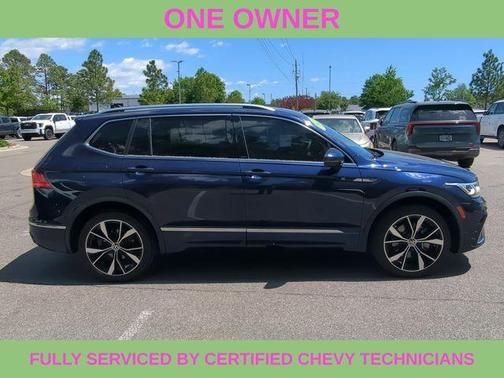 Atlantic Blue 2023 Volkswagen Tiguan 2.0T SEL R-Line