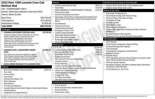 2022 RAM 1500 Laramie