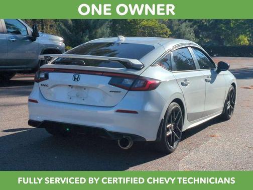 Platinum White Pearl 2024 Honda Civic Sport