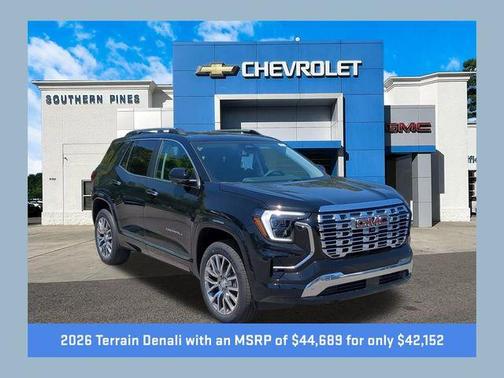 Ebony Twilight Metallic 2026 GMC Terrain Denali