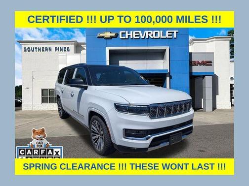 Bright White Clearcoat 2024 Jeep Grand Wagoneer L Series III