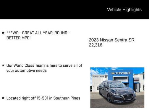 2023 Nissan Sentra SR