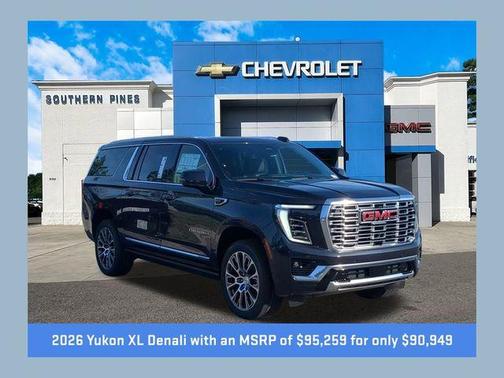 Titanium Rush Metallic 2026 GMC Yukon XL Denali