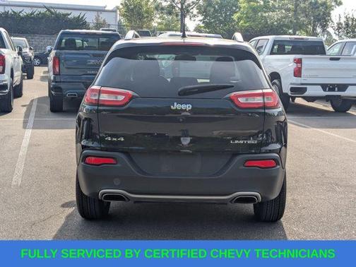Brilliant Black Crystal Pearlcoat 2015 Jeep Cherokee Limited