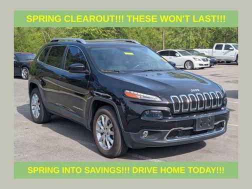 Brilliant Black Crystal Pearlcoat 2015 Jeep Cherokee Limited